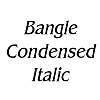 Thumbnail BangleCondensed Italic