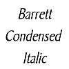 Thumbnail BarrettCondensed  Italic