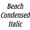 Thumbnail BeachCondensed Italic