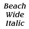 Thumbnail BeachWide Italic