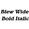 Thumbnail BlewWide  BoldItalic