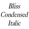 Thumbnail BlissCondensed Italic
