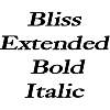 Thumbnail BlissExtended  BoldItalic