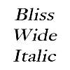 Thumbnail BlissWide Italic