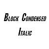 Thumbnail BlockCondensed Italic