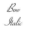 Thumbnail Bow Italic