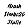 Thumbnail BrushStroke26 Italic Thumbnail BrushStroke26 Italic