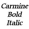 Thumbnail Carmine BoldItalic