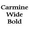 Thumbnail CarmineWide Bold