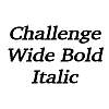 Thumbnail ChallengeWide BoldItalic