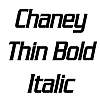 Thumbnail ChaneyThin BoldItalic