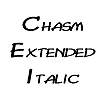 Thumbnail ChasmExtended Italic Thumbnail ChasmExtended Italic