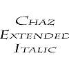 Thumbnail ChazExtended Italic