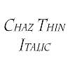 Thumbnail ChazThin Italic