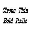 Thumbnail CircusThin BoldItalic