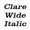 Thumbnail ClareWide Italic