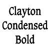 Thumbnail ClaytonCondensed Bold