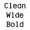 Thumbnail CleanWide Bold