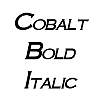 Thumbnail Cobalt BoldItalic