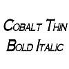 Thumbnail CobaltThin BoldItalic