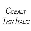 Thumbnail CobaltThin Italic