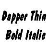 Thumbnail DapperThin   BoldItalic