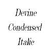 Thumbnail DevineCondensed  Italic