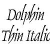 Thumbnail DolphinThin Italic