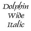 Thumbnail DolphinWide Italic