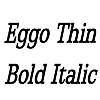 Thumbnail EggoThin  BoldItalic