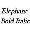 Thumbnail Elephant  BoldItalic
