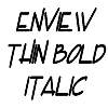 Thumbnail EnviewThin BoldItalic Thumbnail EnviewThin BoldItalic