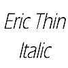Thumbnail EricThin  Italic
