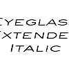 Thumbnail EyeglassExtended Italic Thumbnail EyeglassExtended Italic