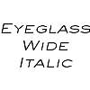 Thumbnail EyeglassWide Italic