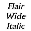 Thumbnail FlairWide Italic