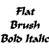 Thumbnail FlatBrush BoldItalic Thumbnail FlatBrush BoldItalic