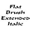 Thumbnail FlatBrushExtended Italic