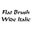 Thumbnail FlatBrushWide Italic