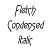 Thumbnail FletchCondensed Italic