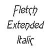 Thumbnail FletchExtended Italic