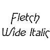 Thumbnail FletchWide Italic