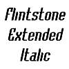 Thumbnail FlintstoneExtended Italic