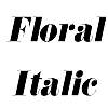 Thumbnail Floral Italic