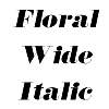 Thumbnail FloralWide Italic