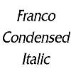 Thumbnail FrancoCondensed Italic