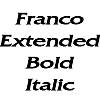 Thumbnail FrancoExtended BoldItalic