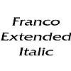 Thumbnail FrancoExtended Italic