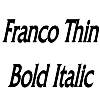 Thumbnail FrancoThin BoldItalic