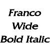 Thumbnail FrancoWide BoldItalic
